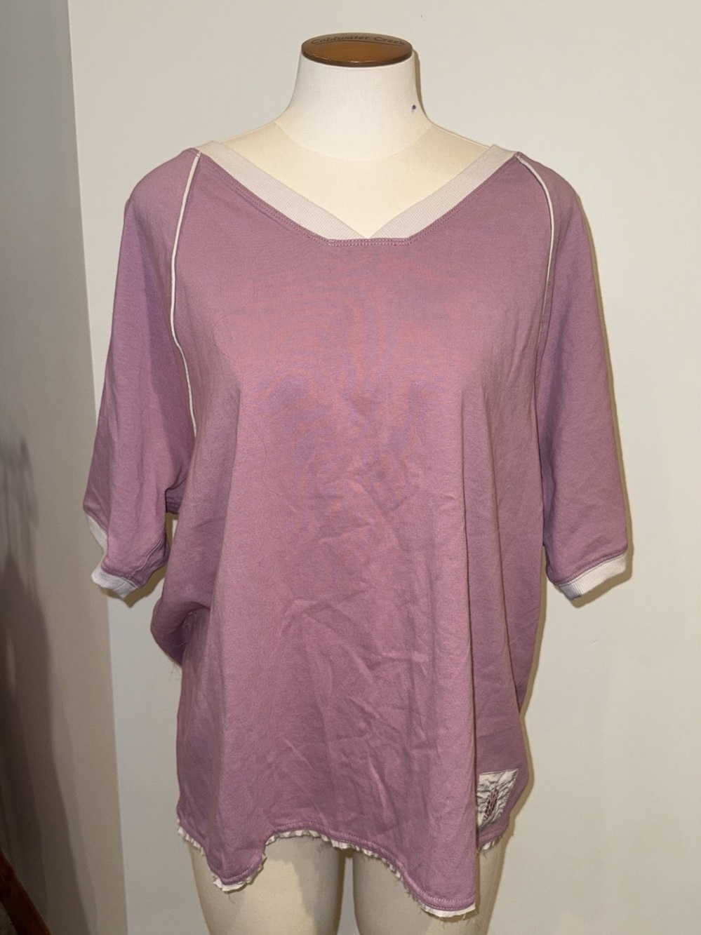 Free People Short Sleeve Tee in Purple